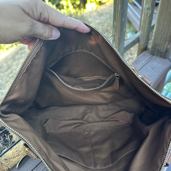 Coach Brown Leather Shoulder Bag - Picture 3 of 3